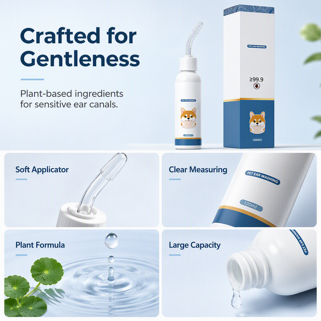 🐶 🐱Ear cleaner | Relieves itching in dogs & cats