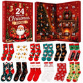 24-Day Christmas Socks Advent Calendar – 12 Pairs